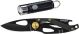 Coast KL20R USB-C Rechargea Keychain Light & FX-200 Pocket Knife w/Bottle Opener