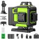 16 Line Laser Level Self Leveling 4x360°Professional 4D Green Cross Line w/remot