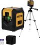 Nikotek Green Laser Level with Tripod Self-Leveling Bright Green Beam Cross Line