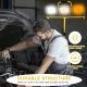 3-in-1 Color Work Lights, 22500Lm w/Adjustable & Foldable Tripod Stand, W/proof