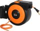HOMCOM Retractable Air Hose Reel Wall Mounted 3/8