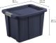 Sterilite 18 Gal Latching Tuff1 Storage Tote Dark Indigo
