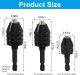 Zorfeter 3 Pcs 3 Sizes Keyless Drill Chuck Adapter, Quick Change