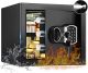 1.3 Cuft Small Water & Fireproof Digital Safe w/Programmable Keypadand Key lock